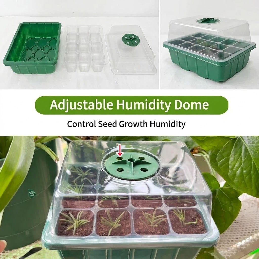Seed Starter Tray - صينية زراعة البذور مع مجموعة إضاءة