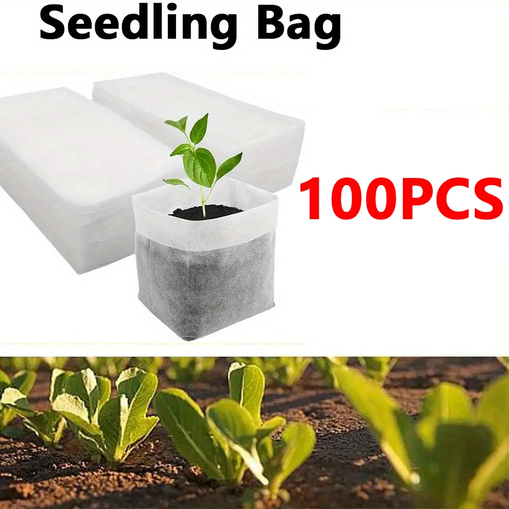 Seed Starter Tray - 100 قطعة من أكياس حضانة البذور