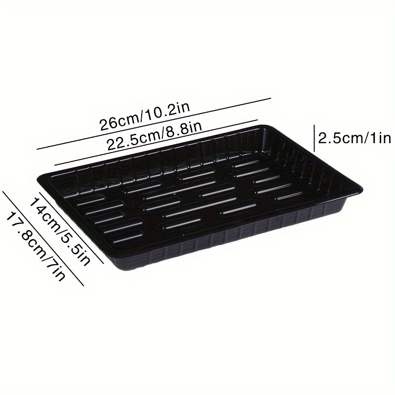 صينية بذور بلاستيكية سوداء متي - مراجعة Seed Starter Tray وسعره
