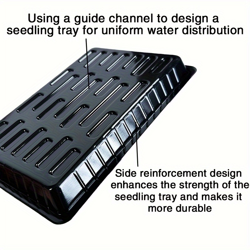 صينية بذور بلاستيكية سوداء متي - مراجعة Seed Starter Tray وسعره