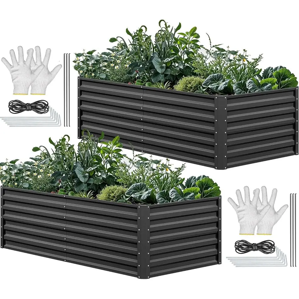 حوض زراعة معدني مجلفن كبير مقا - مراجعة Garden Gloves وسعره
