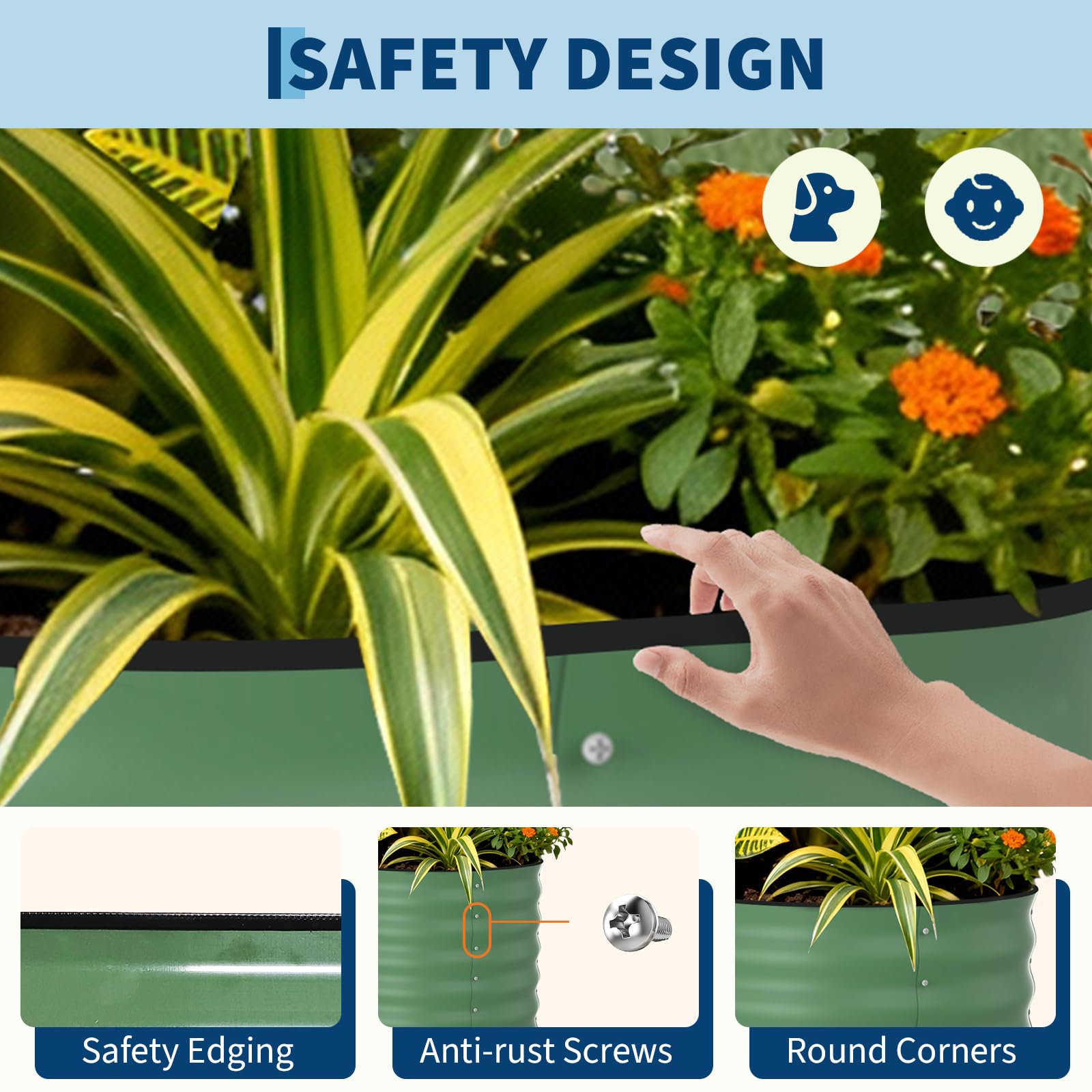 حوض زراعة مرتفع مجلفن مقاس 8×4 - مراجعة Raised Garden Bed وسعره