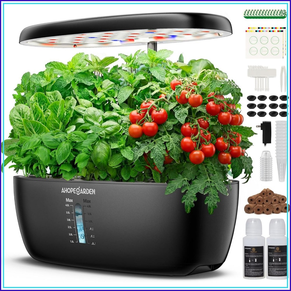 حديقة زراعة مائية بـ 12 وحدة م - مراجعة Indoor Herb Garden وسعره