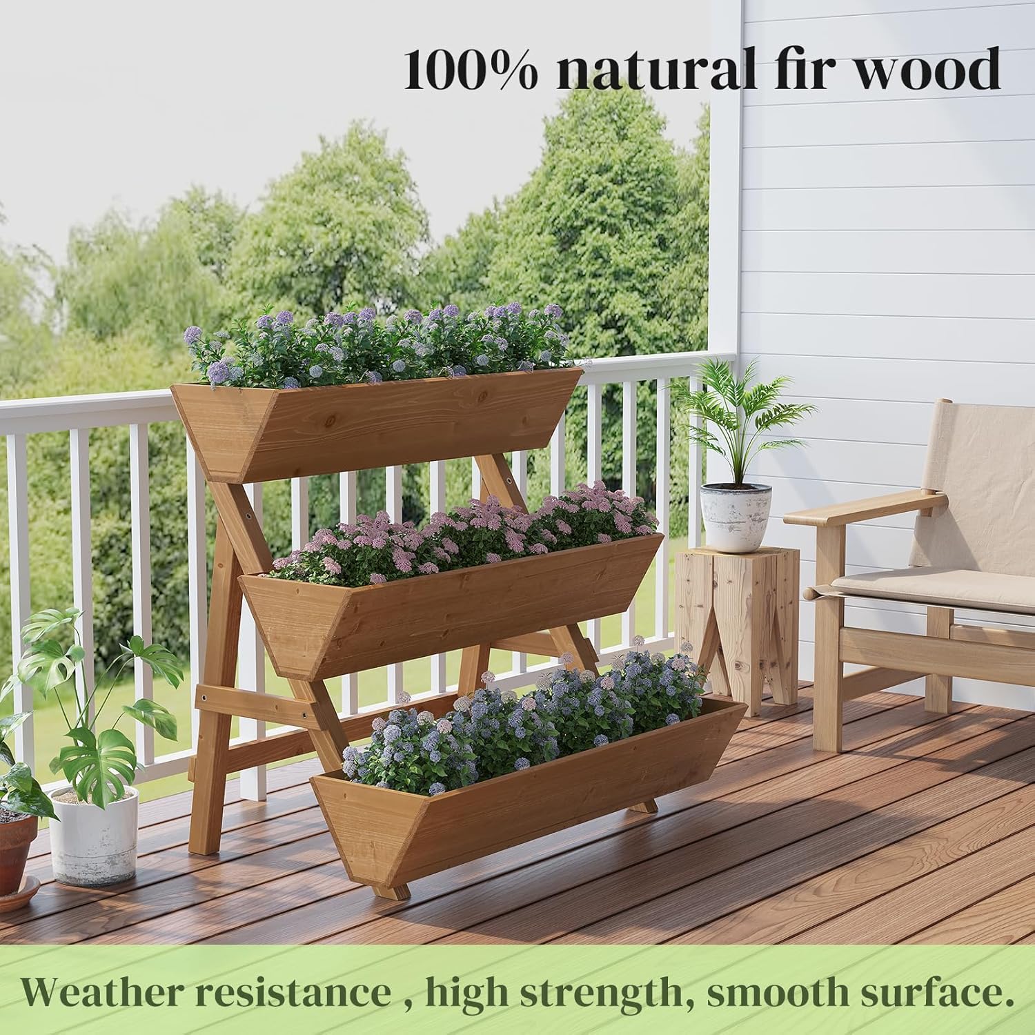 حوض زراعة عمودي ثلاثي الطبقات  - مراجعة Raised Garden Bed وسعره
