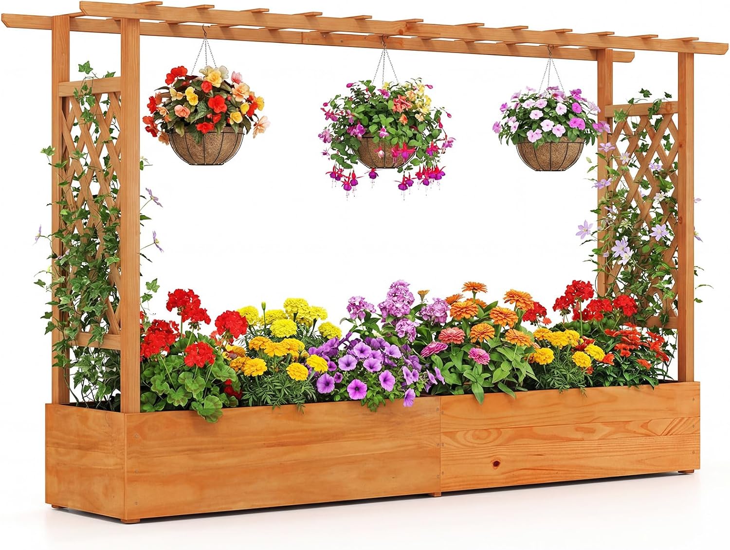 حوض زراعة مرتفع للحدائق الخارج - مراجعة Raised Garden Bed وسعره