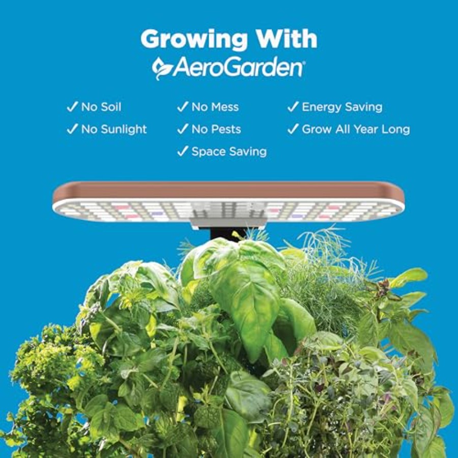 حديقة داخلية للزراعة المائية ل - مراجعة Indoor Herb Garden وسعره